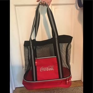 Coca Cola Cooler and Beach Bag